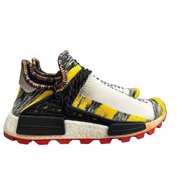 Size 6 - adidas Pharrell x NMD Human Race Trail Solar Pack - Picture 1 of 9